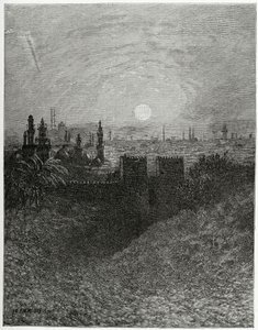 L’Orient, siglo XIX (grabado en blanco y negro) de Charles Theodore Frere